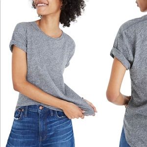 Lot of 3 Madewell Whisper Cotton Crewneck Tees